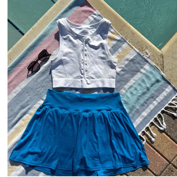 NWT, Offline by Aerie, Ribbed Cropped Tank Top, Sz L - Picture 3 of 6